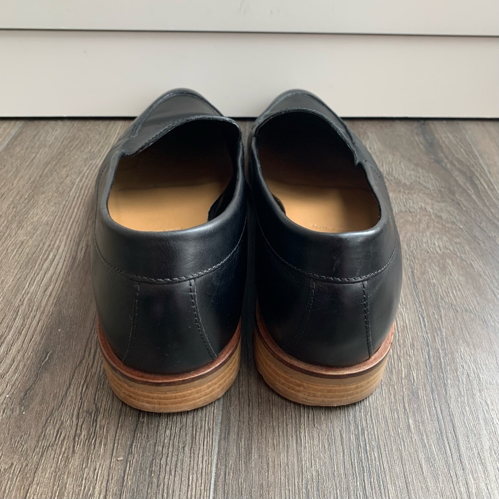 Everlane Black The Modern Loafer Flats Leather Work Office, Sz 8 - Picture 8 of 9